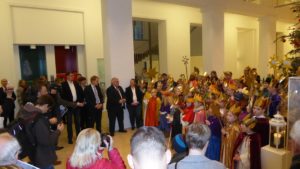 Besuch Sternsinger St. Michael Kieler Landtag 6. Januar