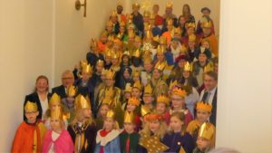 Besuch Sternsinger St. Michael Kieler Landtag 6. Januar